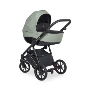   Riko Brano Pro 3in1 ECO Leder Multifunktionskinderwagen + Tasche - Lagoon