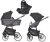 Riko Basic Sport 3in1 Multifunktionskinderwagen + Tasche - Grau
