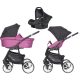 Riko Basic Sport 3in1 Multifunktions-Kinderwagen + Tasche - Magenta