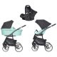 Riko Basic Sport 3in1 Multifunktions-Kinderwagen + Tasche - Grün
