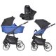 Riko Basic Sport 3in1 Multifunktions-Kinderwagen + Tasche - Blau