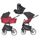 Riko Basic Sport 3in1 Multifunktionskinderwagen + Tasche - Rot