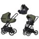 Riko Nesa 3in1 multifunktionaler Kinderwagen + Tasche - Dschungel grün