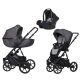 Riko Nesa 3in1 multifunktionaler Kinderwagen + Tasche - Anthrazit