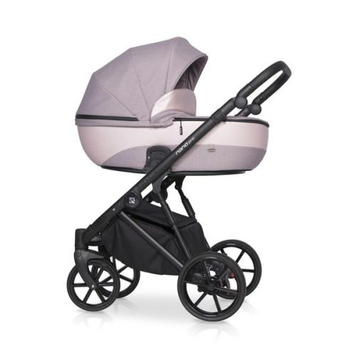 Riko Nano Pro 3in1 Multifunktionskinderwagen + Tasche - Pink