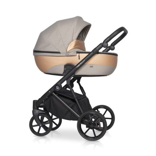 Riko Nano Pro 3in1 Multifunktionskinderwagen + Tasche - Beige