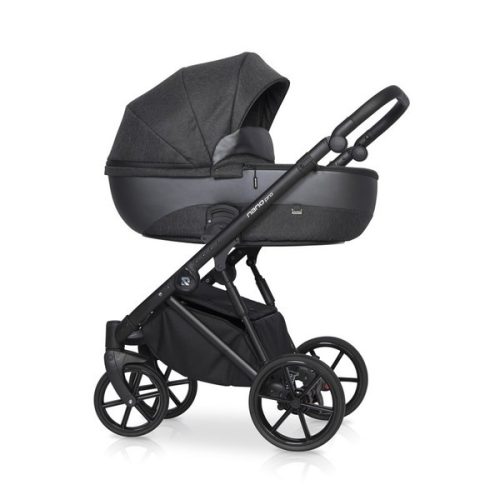Riko Nano Pro 3in1 Multifunktionskinderwagen + Tasche - Graphit