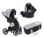 Riko Nuno Pro 3in1 Multifunktionskinderwagen + Tasche - Grau
