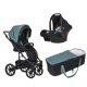 Riko Nuno Pro 3in1 Multifunktionskinderwagen + Tasche - Lagoon