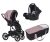 Riko Nuno Pro 3in1 Multifunktionskinderwagen + Tasche - Rose