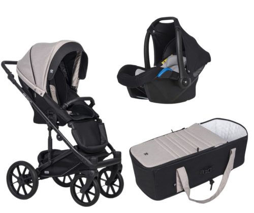 Riko Nuno Pro 3in1 Multifunktionskinderwagen + Tasche - Sand