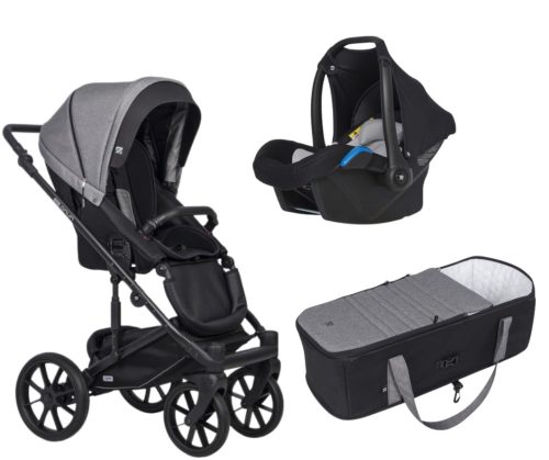 Riko Nuno Pro 3in1 Multifunktionskinderwagen + Tasche - Titanium