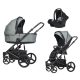 Riko Senso 3in1 Multifunktions-Kinderwagen + Tasche - Lagoon