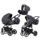 Riko Sigma 3in1 multifunktionaler Kinderwagen + Tasche - Anthrazit