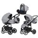 Riko Sigma 3in1 multifunktionaler Kinderwagen + Tasche - Grau