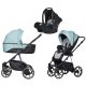 Riko Side 3in1 multifunktionaler Kinderwagen + Tasche - Mint