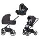 Riko Side 3in1 Multifunktionskinderwagen + Tasche - Anthrazit