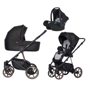   Riko Side 3in1 Multifunktionskinderwagen + Tragetasche - Cooper