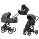 Riko Trex 3in1 Multifunktions-Kinderwagen + Tasche - Anthrazit