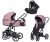 Riko Trex 3in1 Multifunktions-Kinderwagen + Tasche - Pink