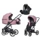 Riko Trex 3in1 Multifunktions-Kinderwagen + Tasche - Pink