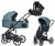 Riko Trex 3in1 Multifunktions-Kinderwagen + Tasche - Grün