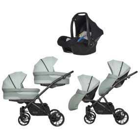 Riko Team 3in1 multifunktionaler Kinderwagen + Tasche -Basil