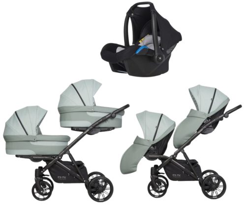 Riko Team 3in1 multifunktionaler Kinderwagen + Tasche -Basil