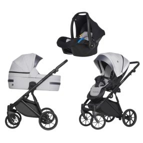   Riko Ultima Ultra Light 3in1 Multifunktionskinderwagen + Tasche - Grau