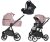 Riko Ultima Ultra Light 3in1 Multifunktionskinderwagen + Tasche - Pink