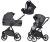 Riko Ultima Ultra Light 3in1 Multifunktionskinderwagen + Tasche - Anthrazit