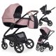 Riko XD 3in1 Multifunktions-Kinderwagen + Tasche - Pink