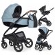 Riko XD 3in1 Multifunktionskinderwagen + Tasche - Kristallblau