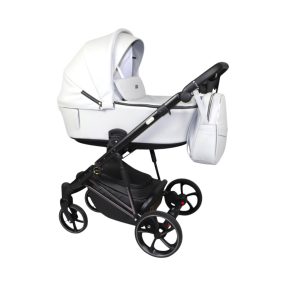 Sojan SIBEX EXTRA Kinderwagen 3in1 -  Weiß ( schwarzrahmen)