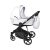 Sojan SIBEX EXTRA Kinderwagen 3in1 - Weiß ( schwarzrahmen)
