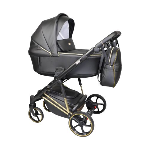 Sojan SIBEX EXTRA Kinderwagen 3in1 - Schwarz (schwarz-gold rahmen)