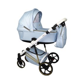 Sojan SIBEX EXTRA Kinderwagen 3in1 - Hellblau (weißrahmen)