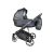 Sojan SIBEX EXTRA Kinderwagen 3in1 - Schwarz (chromrahmen)