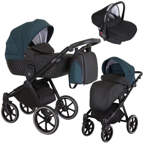 Kunert TALISMAN 3in1 Multifunktionskinderwagen - Schwarz/Grün
