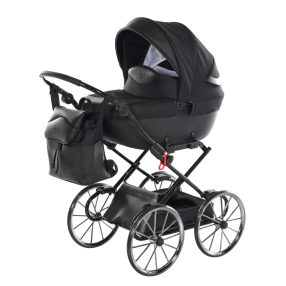 Junama Dolce Mini-Kinderwagen - Schwarz