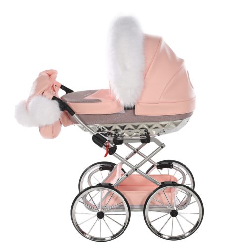 Junama Hand Craft Glitter Mini Kinderwagen - Rosa 