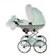 Junama Hand Craft Glitter Mini Kinderwagen - Mint/Silber