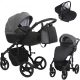 Kunert TIARO 3in1 Multifunktionskinderwagen - Schwarz/Graphit (schwarzes Gestell)