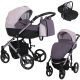 Kunert TIARO Premium 3in1 Multifunktionskinderwagen - Lila (graphitfarbenes Gestell)
