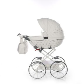 Junama Imperial Classic Mini-Kinderwagen - Weiß