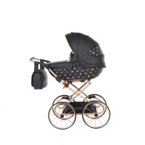 Junama Imperial Classic Mini-Kinderwagen - Schwarz