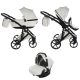 Tako Laret Imperial New ECO Leder 3in1 Multifunktions-Kinderwagen - Weiß