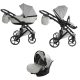 Tako Laret Imperial New ECO-Leder 3in1 Multifunktions-Kinderwagen - Grau