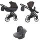 Tako Laret Imperial New ECO-Leder 3in1 Multifunktions-Kinderwagen - Graphit