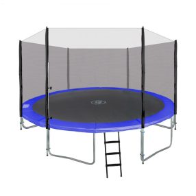   Trampolina ogrodowa SkyRamiz 427cm 14FT dla dzieci Niebieski + Akcesoria